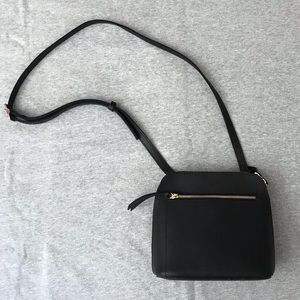 Black Portland Leather Goods Petite Luna Crossbody